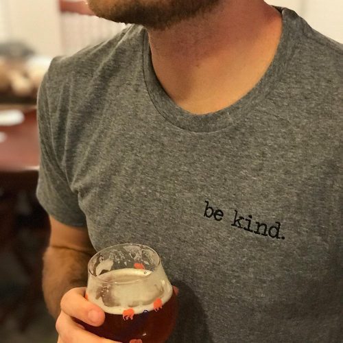 be kind embroidered classic tee 435092