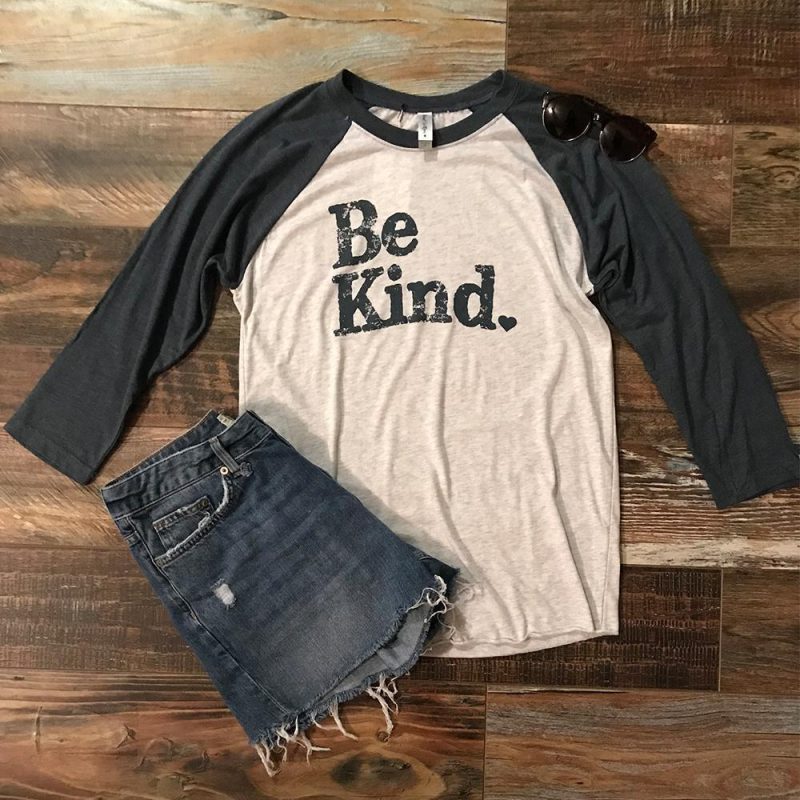 ellenville be kind baseball tee sample 944942