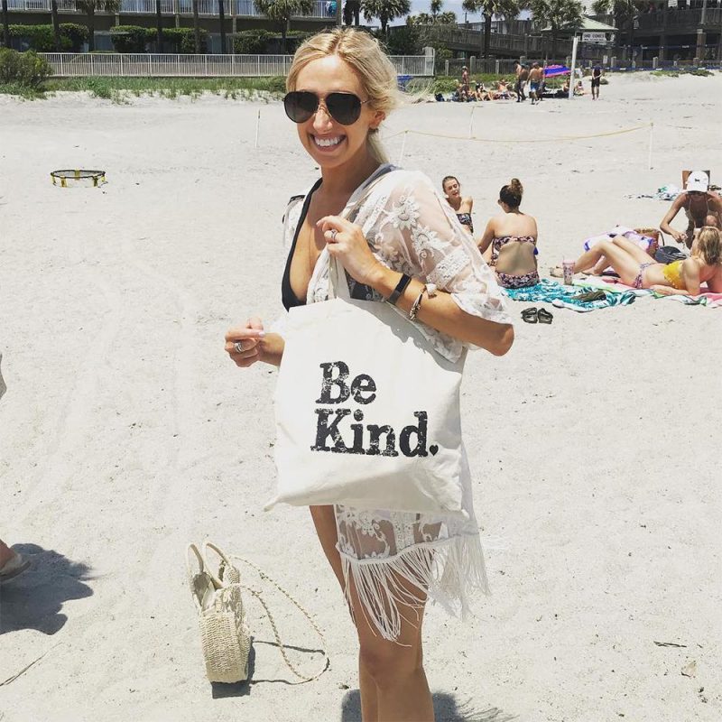 ellenville be kind canvas tote sample 278481