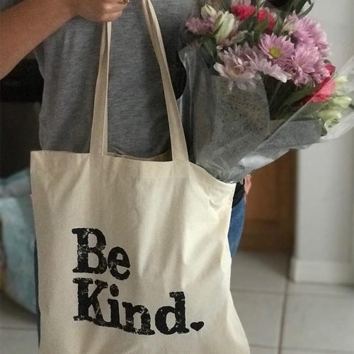 ellenville be kind canvas tote sample 688490