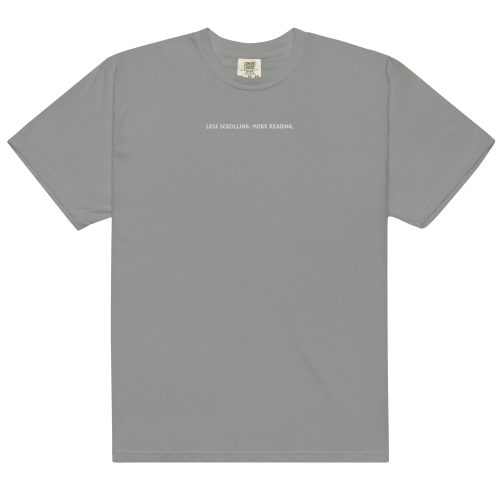 mens garment dyed heavyweight t shirt grey front 6410d3d43d53b