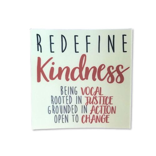 redefine kindness sticker 644265