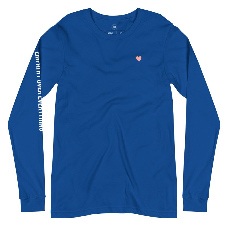 unisex long sleeve tee true royal front 652029ef5368d