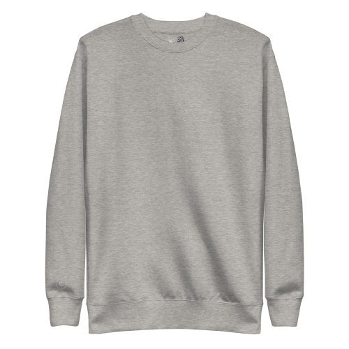 unisex premium sweatshirt carbon grey front 678bea1466681