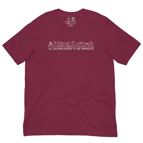 unisex staple t shirt maroon front 6710088eed096