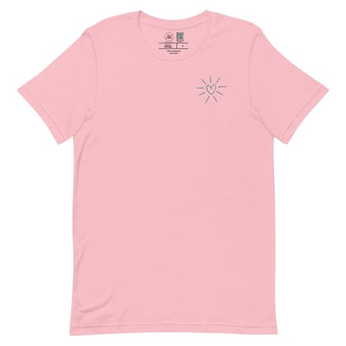 unisex staple t shirt pink front 673cecb7f0fc2