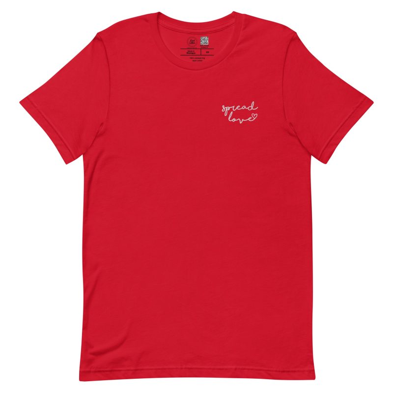 unisex staple t shirt red front 65b5d15264234