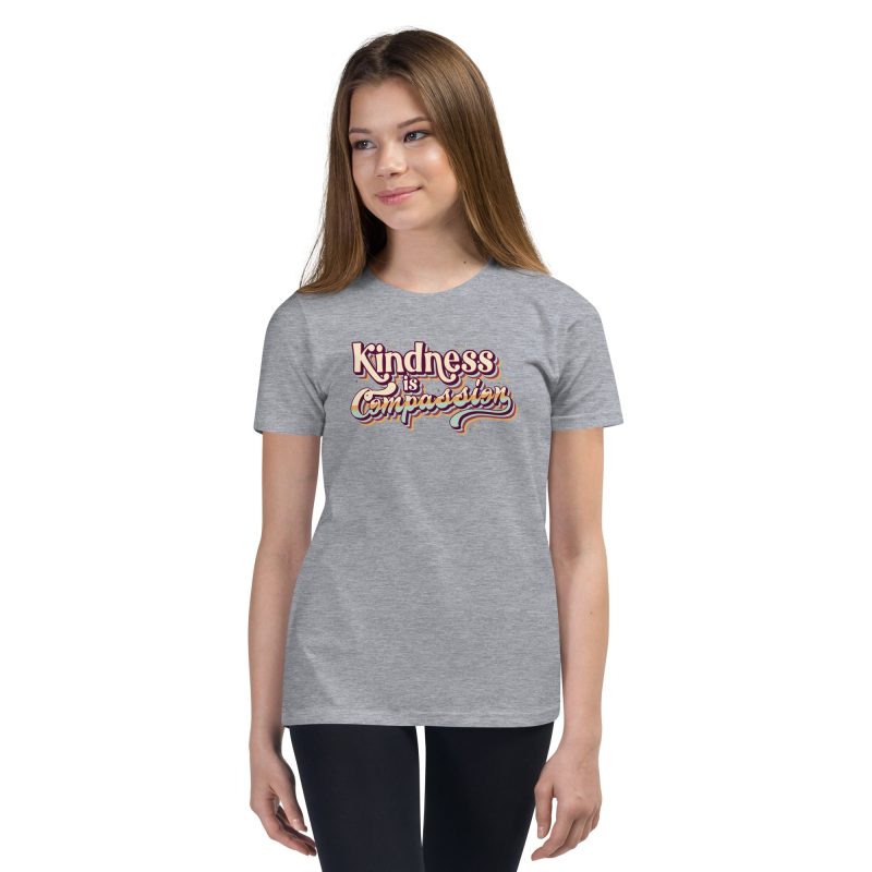 youth staple tee athletic heather front 63eed8de33630